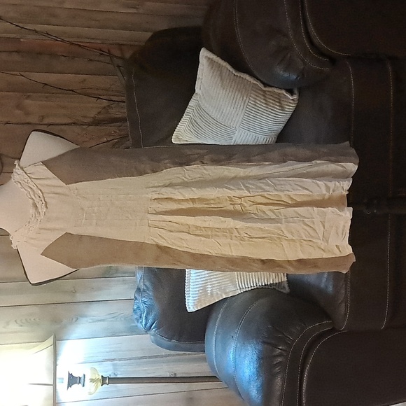 Ryu Bohemian Crochet Trim Embroidered Sleeveless Mini Dress Size S - Picture 5 of 12